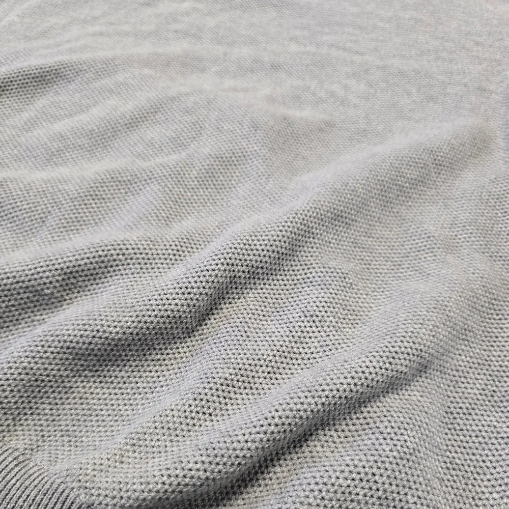 Polo Ralph Lauren Quarter Zip Sweater 2XB Gray Pima Cotton NWT
